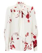 Joie Angeletta Floral Blouse Ivory S