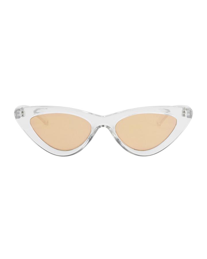 Le Specs Luxe The Last Lolita Cat Eye Sunglasses Clear 1size