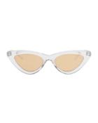 Le Specs Luxe The Last Lolita Cat Eye Sunglasses Clear 1size