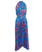 A.l.c. Renzo Midi Dress Blue/pink/floral 6