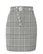 Alexander Wang High-waisted Plaid Mini Skirt