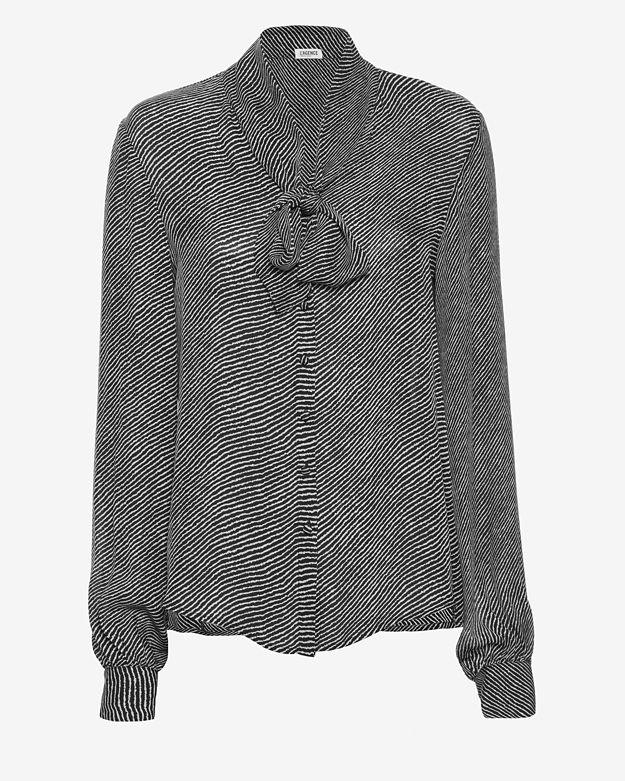 L'agence Gisele Tie-neck Printed Blouse