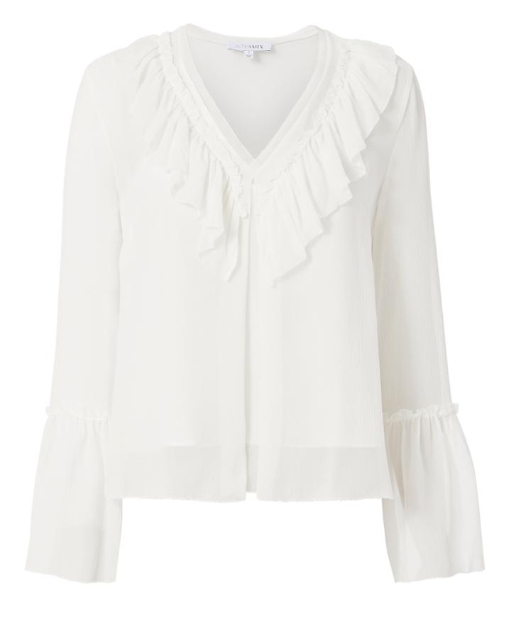 Exclusive For Intermix Katarina Ruffle Top
