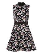 Self-portrait Peony Floral Lace Flare Dress