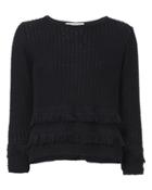 &quot;autumn Cashmere Cross Back Fringe Sweater&quot;