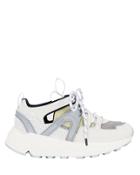 Ganni Brooklyn Low-top Chunky Sneakers White/silver 40