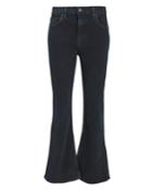 Proenza Schouler Pswl Dark Wash Cropped Flare Jeans Denim-drk 25