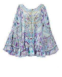Camilla The Blue Market Off Shoulder Dress