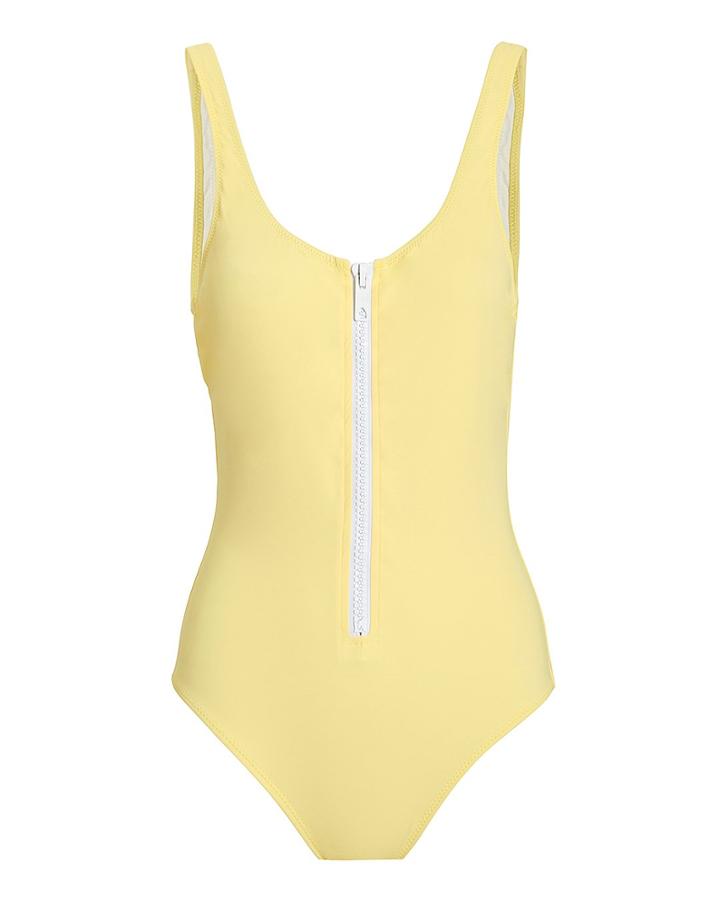 Solid & Striped Anne-marie One Piece Swimsuit Yellow M
