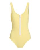 Solid & Striped Anne-marie One Piece Swimsuit Yellow M
