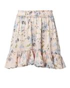 Love Shack Fancy Loveshackfancy Carlotta Floral Mini Skirt Multi P