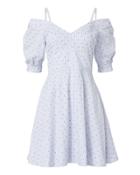 Derek Lam 10 Crosby Off Shoulder Puff Sleeve Dress