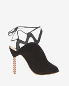 Sophia Webster Mila Suede Bootie: Black