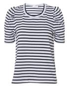 Alc A.l.c. Merida Striped T-shirt Multi P