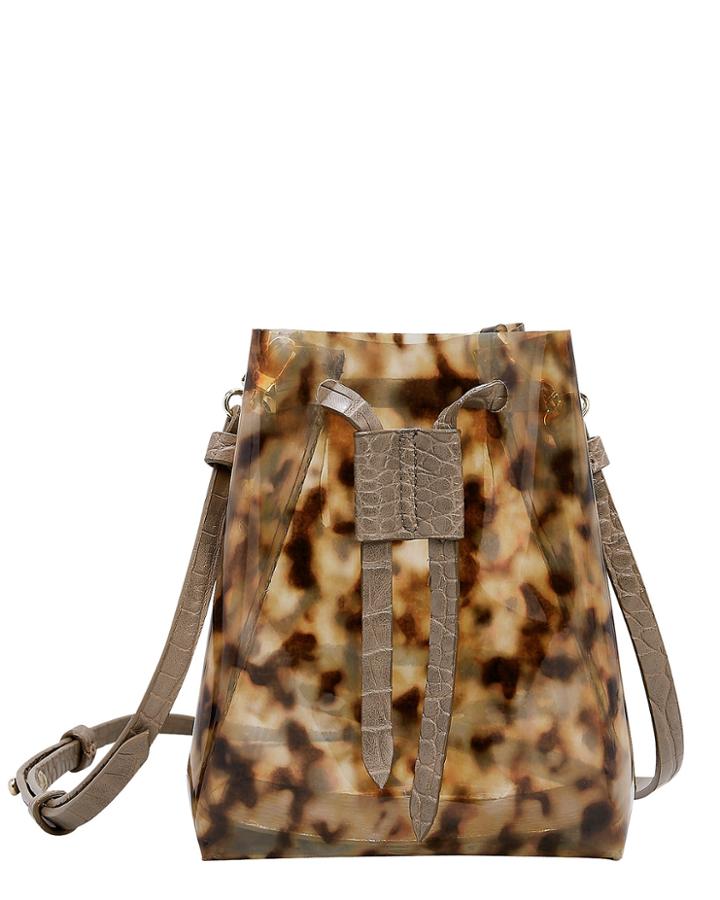 Nanushka Tortoise Pvc Bag Tortoise Print 1size