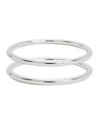 Lady Grey Silver-tone Bangle Set