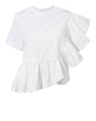 3.1 Phillip Lim Flamenco Ruffle Tee White S