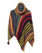 Missoni Usa Turtleneck Poncho Multi 1size