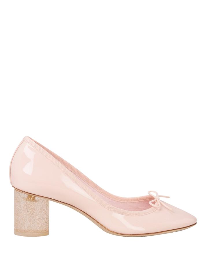 Repetto Jezabel Glitter Heel Heels Pink 37
