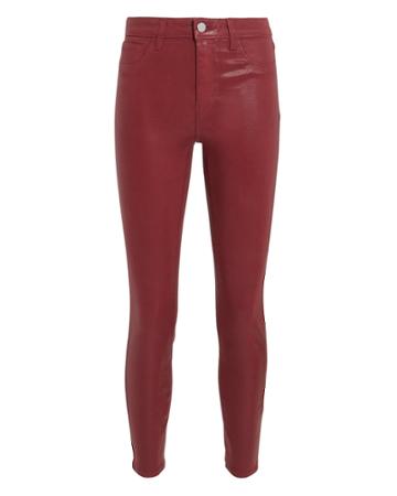 L'agence Margot Coated Jeans Red-drk 23