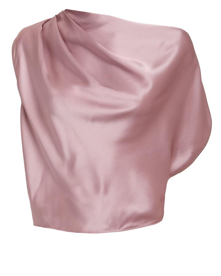 Michelle Mason Lilac Off Shoulder Blouse Lilac Zero