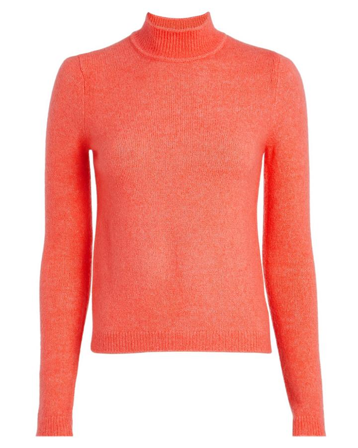 Exclusive For Intermix Intermix Evie Sweater Bright Coral S