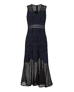 Jonathan Simkhai V-neck Lace Trumpet Dress