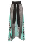 Silvia Tcherassi Blanche Pleated Skirt Blue/black P/s