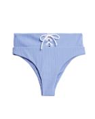 Onia Susana Lace-up Bikini Bottom Periwinkle P