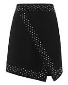 Exclusive For Intermix Roxanne Studded Suede Skirt