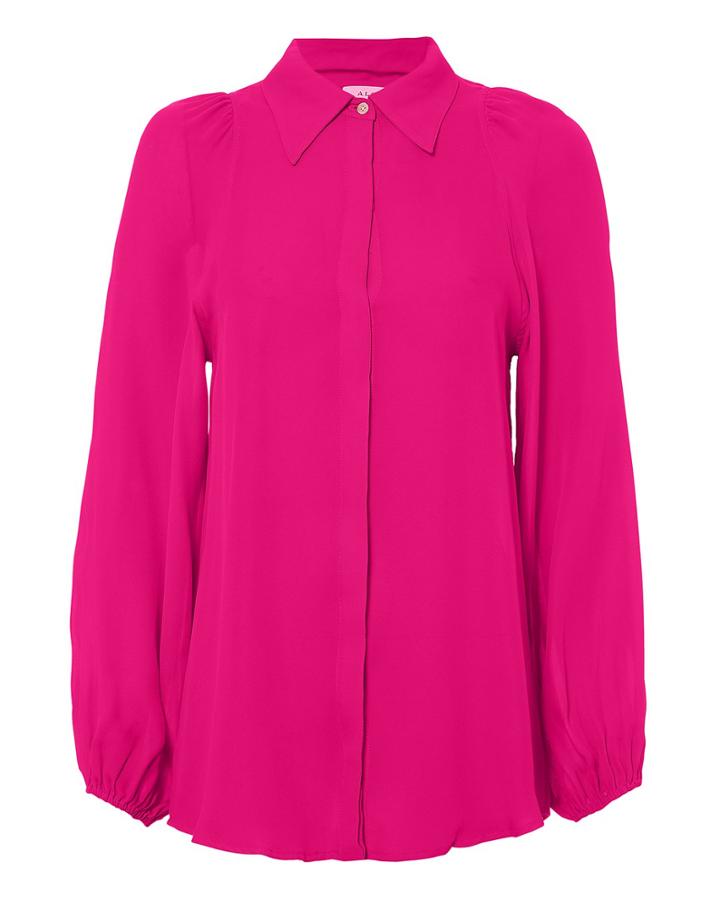 Alc A.l.c. Lori Pink Blouse Pink 10