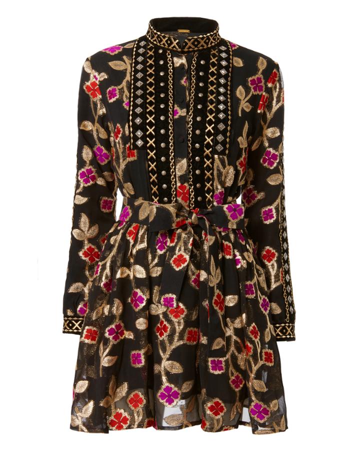 Dodo Bar Or Loren Metallic Dress