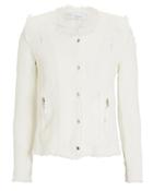 Iro Agnette Tweed Jacket White 40