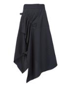 3.1 Phillip Lim Pinstripe Handkerchief Belted Skirt Ivory 2