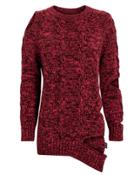 Zoe Jordan Haston Cutout Sweater Red P
