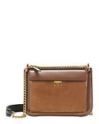 Marni Bandoleer Suede Front Clutch Bag