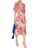 Saloni London Saloni Olivia Floral Midi Dress Multi 4