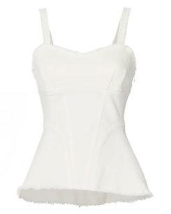 Exclusive For Intermix Alana Frayed Denim Top