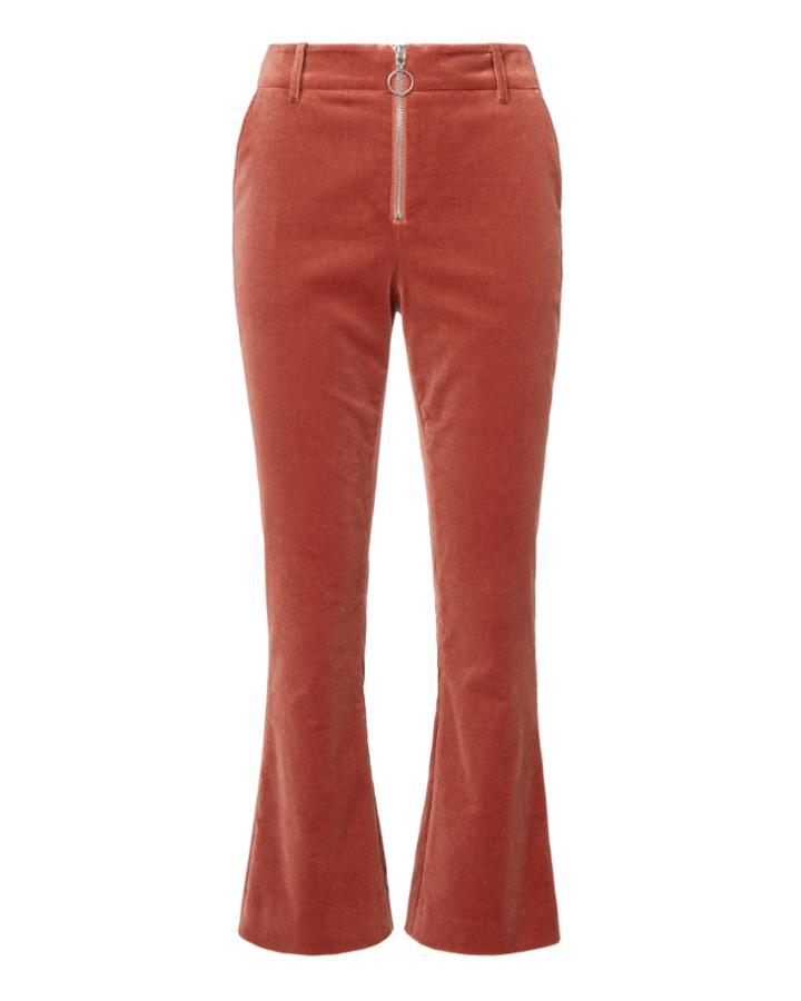 Frame Spice Ring Pull Velvet Pants