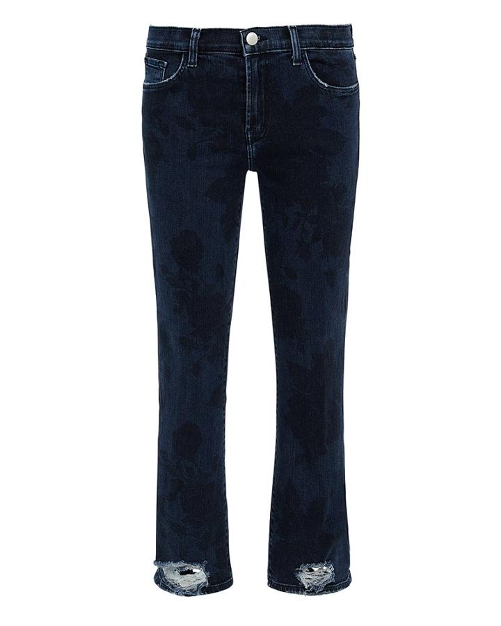 J Brand Selena Floral Crop Jeans Denim 24
