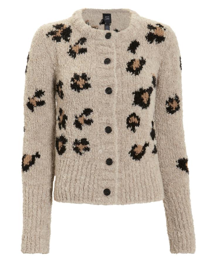 Smythe Leopard Chunky Cardigan Leopard S