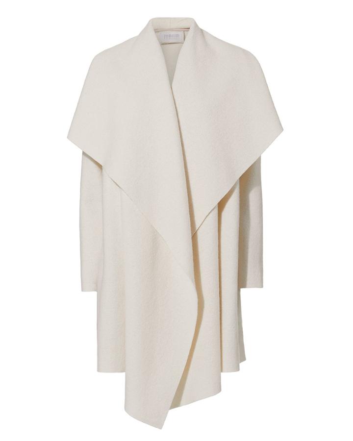 Harris Wharf London Ivory Blanket Belted Coat Ivory 38