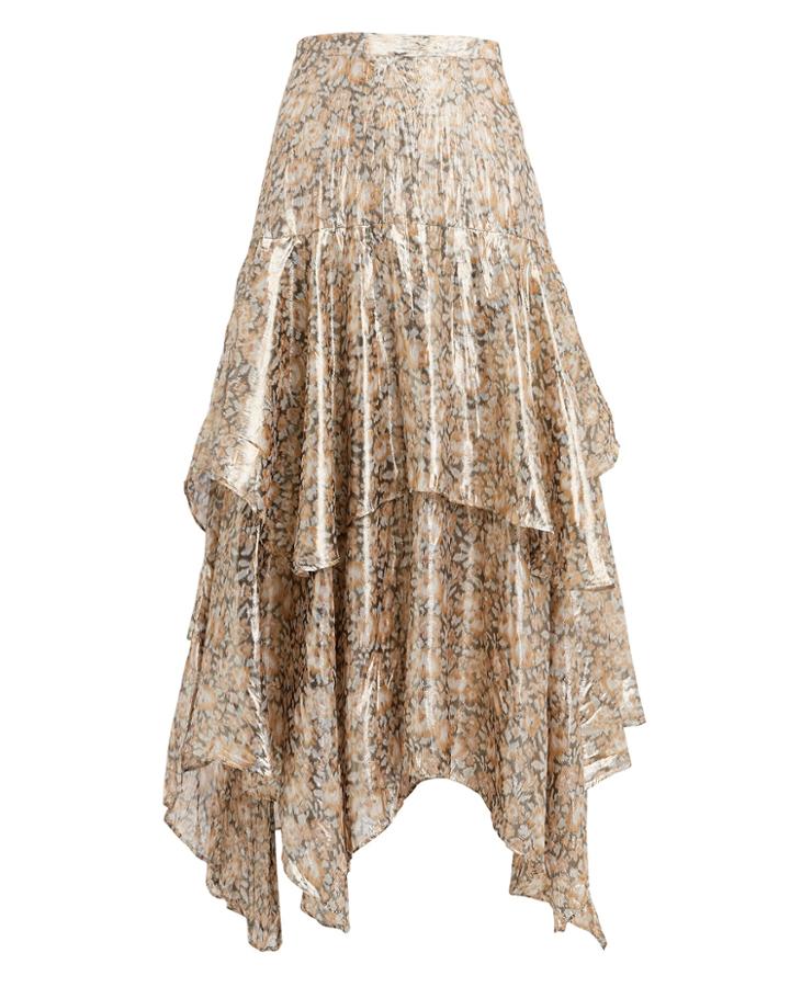 Love Shack Fancy Loveshackfancy Alex Floral Skirt Multi M