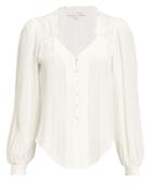 Exclusive For Intermix Intermix Clara White Top Ivory 4