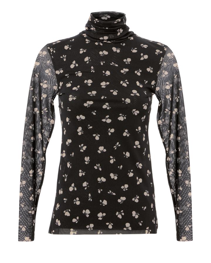 Ganni Tilden Turtleneck Black 34