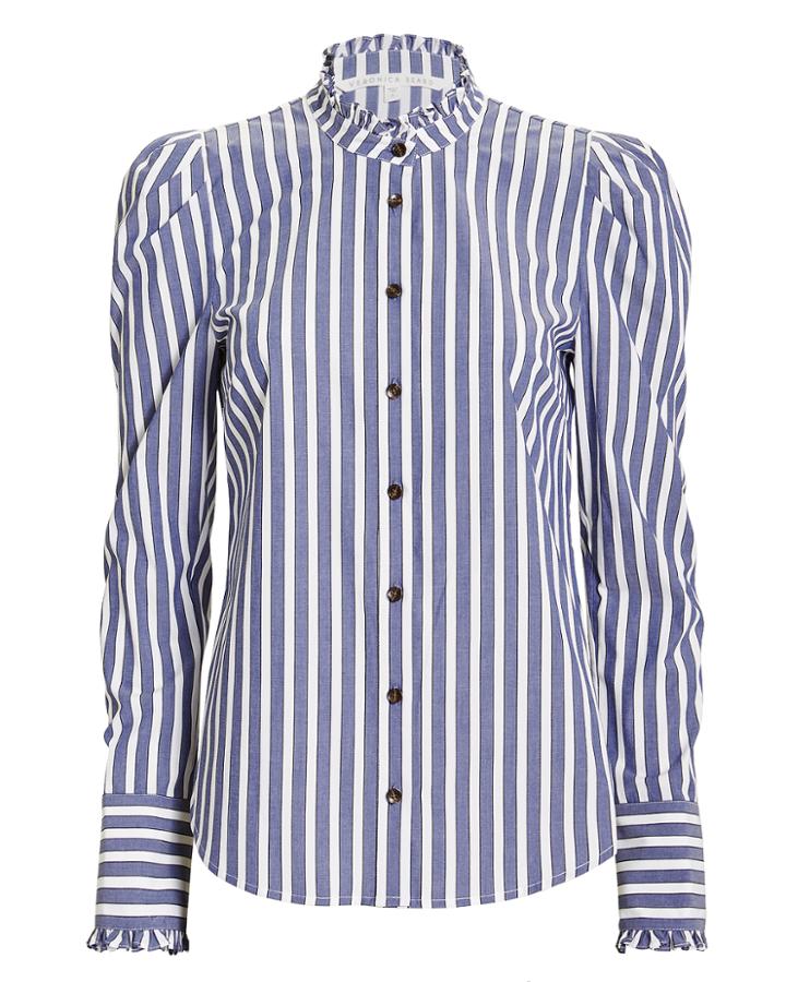 Veronica Beard Holli Shirt Stripe Zero