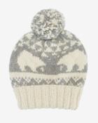 Eugenia Kim Noel Intarsia Bear Pom Hat