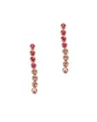 Shebee Pink Sapphire Drop Earrings