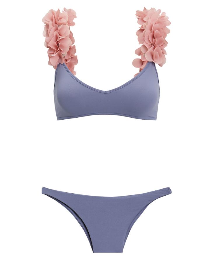 La Reveche Aisha Pink Petal Periwinkle Bikini Periwinkle/pink M