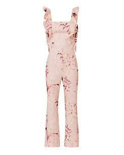 Zimmermann Floral Side Tie Jumpsuit